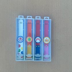 4-Set Super Nintendo World Power Up Band Amiibo Switch Mario Universal Japan $150❗️