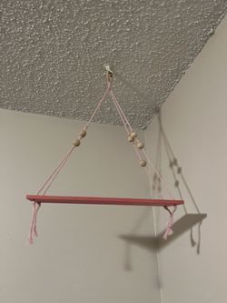 Pink Plant Hanging Shelf