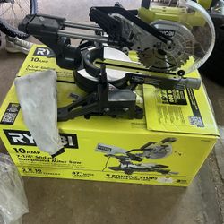 Ryobi 7-1/4 Sliding Miter Saw Precio Firme