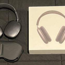 Used Black Apple Headphones 