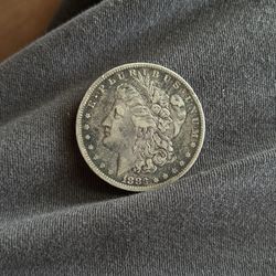 1883 Silver Morgan 