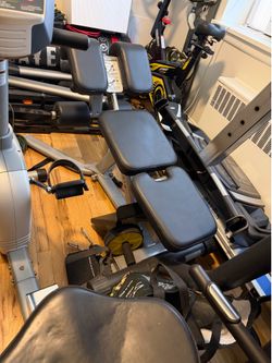 Decline situp and hyperextension bench