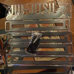 Stainless Steel Jiu Jitsu Belt Display