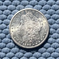 1887 S Morgan Silver Dollar 