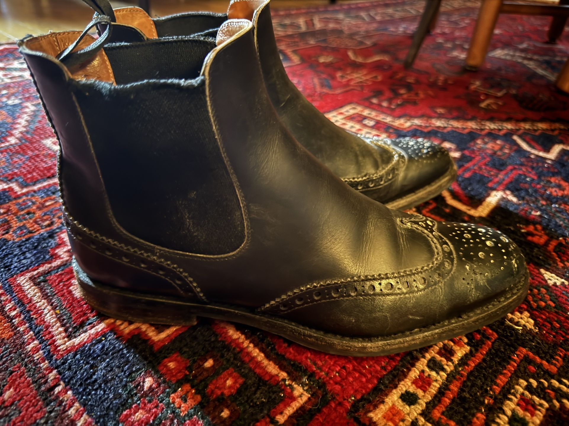 Black Leather Woman’s Boots