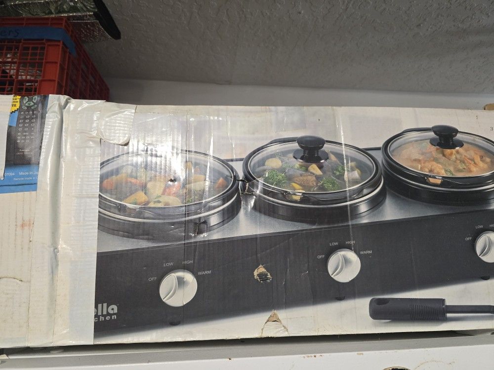 Bella 3 Pot Cooker/warmer