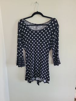 Polka Dot Tunic Top