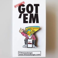 SNKRhead Nike Dunk SB Yellow Grateful Dead Enamel Pin