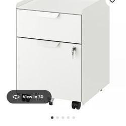 IKEA Trotten 2 Drawer Filing Cabinet