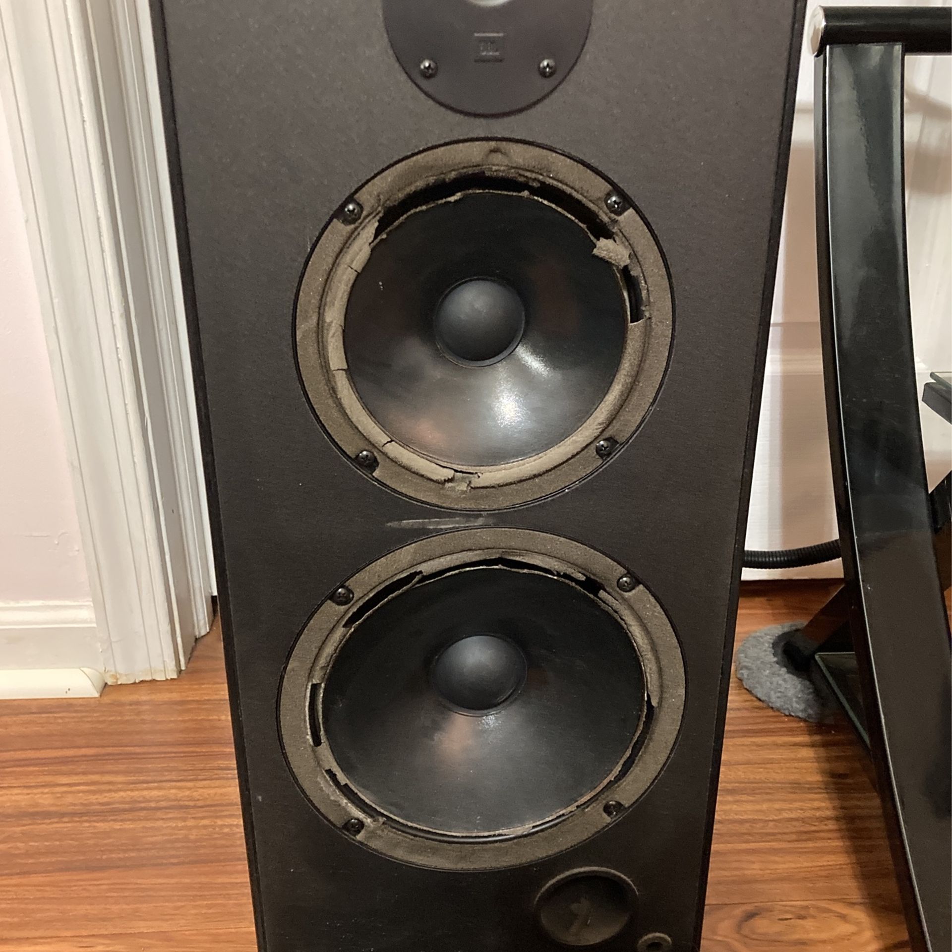 Pair Of JBL MR 38 Tower Speakers