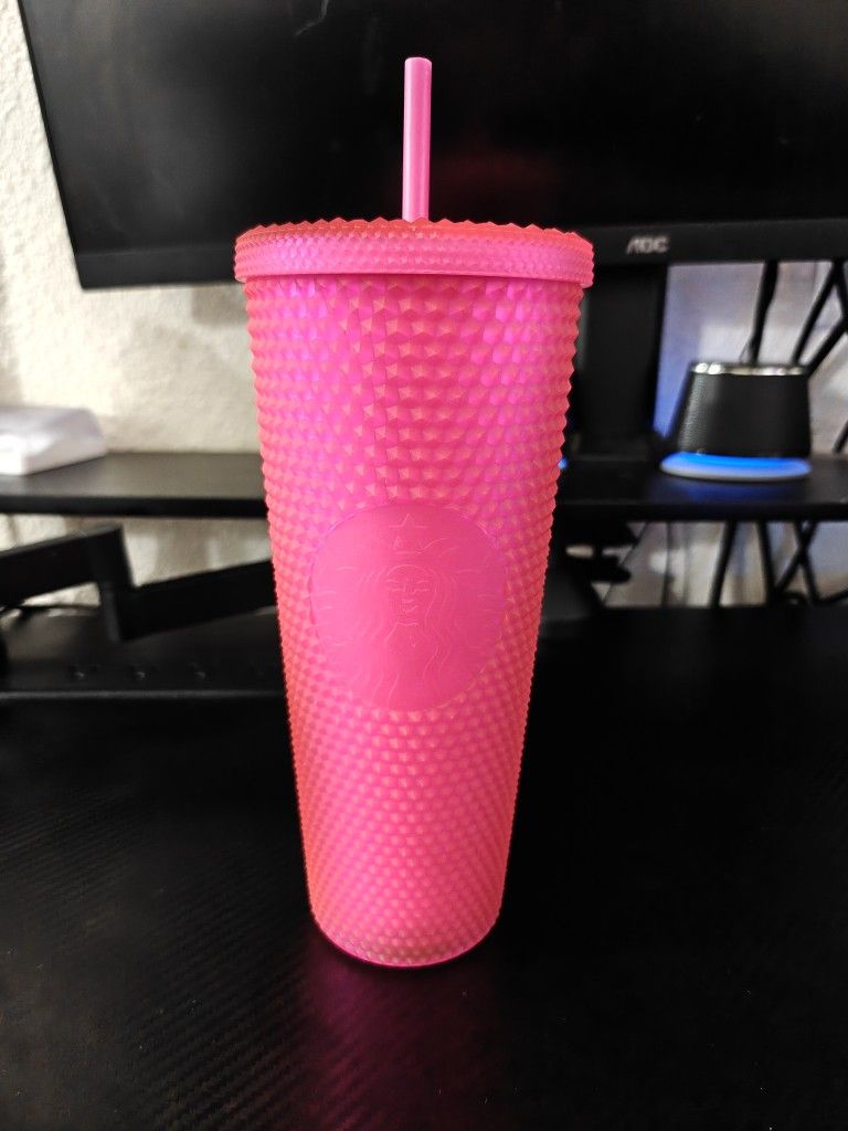 Starbucks Limited Edition 2020 Neon Matte Pink 24oz