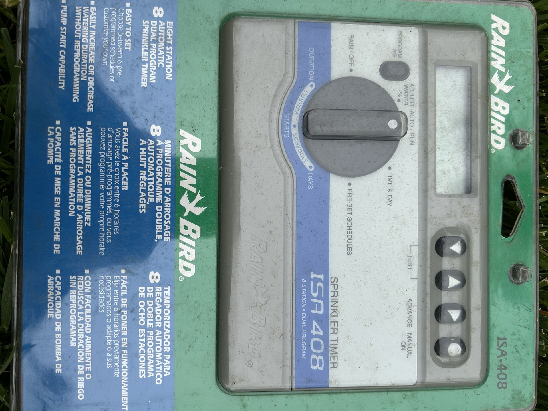 Rain Bird ISA-408 8 Station Sprinkler Timer