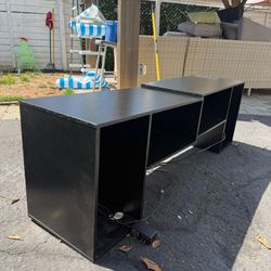 Tangkula 3 Pieces Console TV Stand,