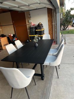 Dining set with 6 chairs