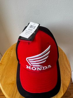 New Honda Flexfit Hat / Cap with Tags (Red/Black - Size L/XL)