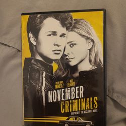 DVD. November Criminals. 