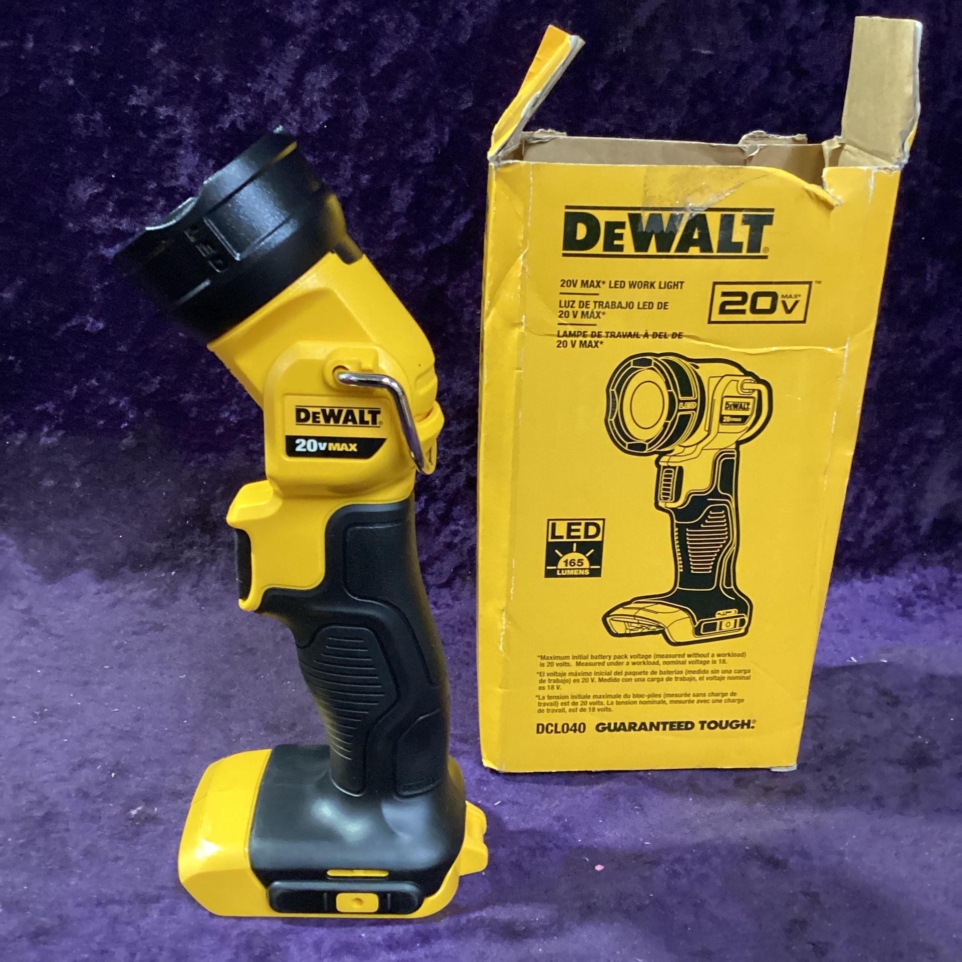 🧰🛠DEWALT 20V MAX Cordless LED Work Light NEW!(Tool Only) $60!🧰🛠