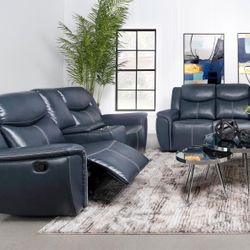 New Recliner Sofa And Loveseat Both
