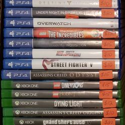 PS3 PS4 Playstation 3 4 Xbox One Games