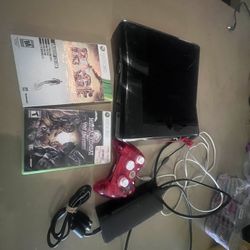 Xbox 360 Slim W Games And Control