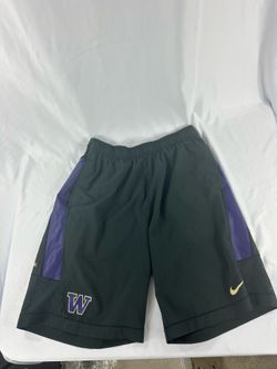 Nike University of Washington Huskies Basketball Shorts – Black/Purple | Men’s | Size Large