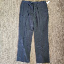 NWT Brooks Brothers 346 Madison Dress Pants Mens 40x34 Gray Wool Trousers $150