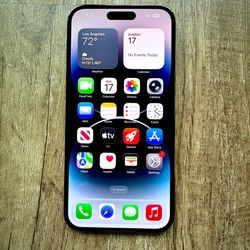iPhone 14 Pro Max 256GB Space Black Unlocked 100% Battery