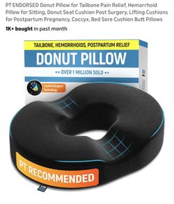 Doughnut Pillow For Tailbone Pain. $25