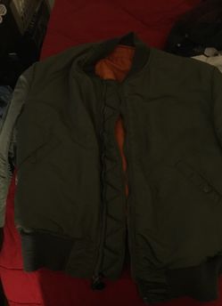 Size medium Green Bomber Jacket