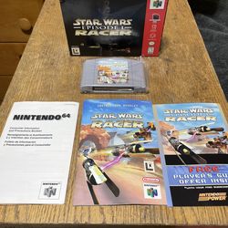 Star Wars Episode I: Racer (Nintendo 64) CIB Complete Great Condition