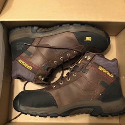 Cat steel toe boots