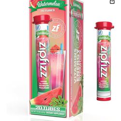 Zipfizz Energy Drink Mix, Electrolyte Hydration Powder with B12 and Multi Vitamin, Watermelon (20 Count)