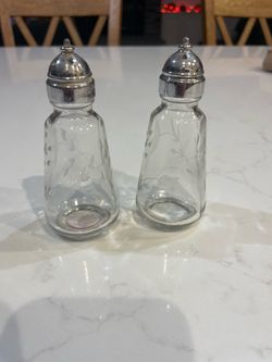 Princess house, salt, and pepper shaker