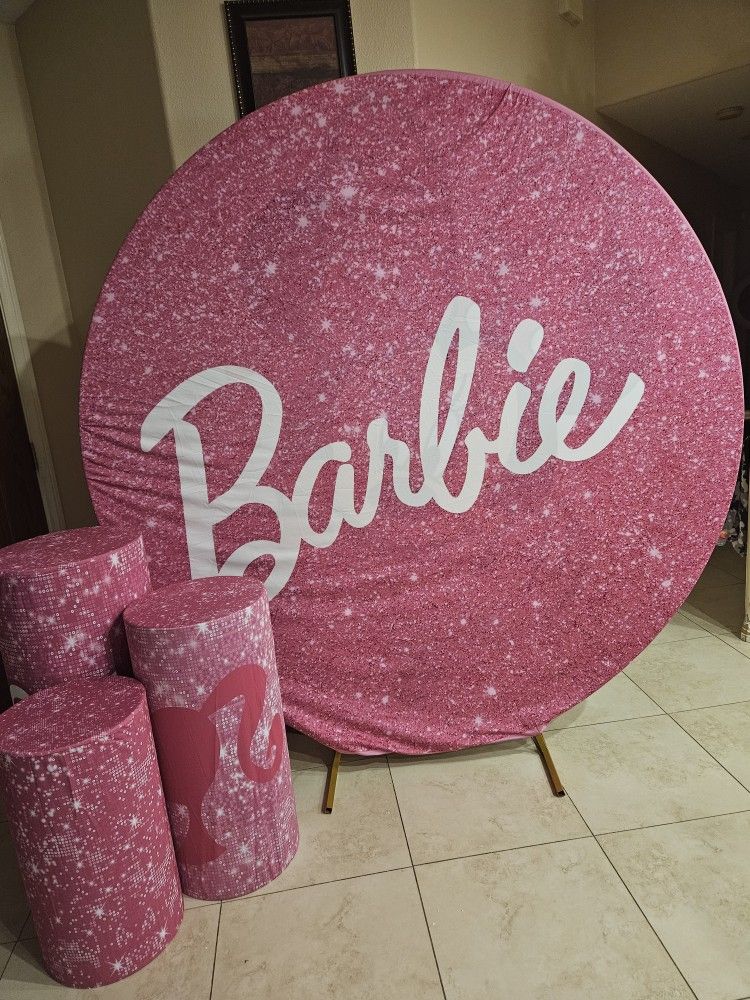 Barbie Backdrop Theme