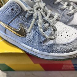Nike SB Low Pro Psychic Blue/Metallic Gold Children’s 