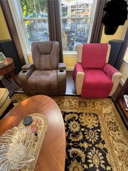 Both great recliners for $150