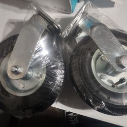 8" Coaster Wheels For Utility Carts, Flat Bed, Maintenance Carts,Etc.