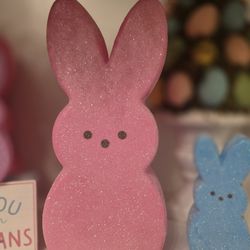 Easter peep pink