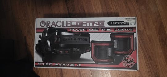Tinted Oracle Flush Mount LED taillights for Jeep JT Gladiator