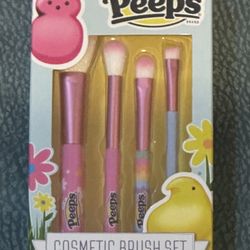 Peeps makeup brush set