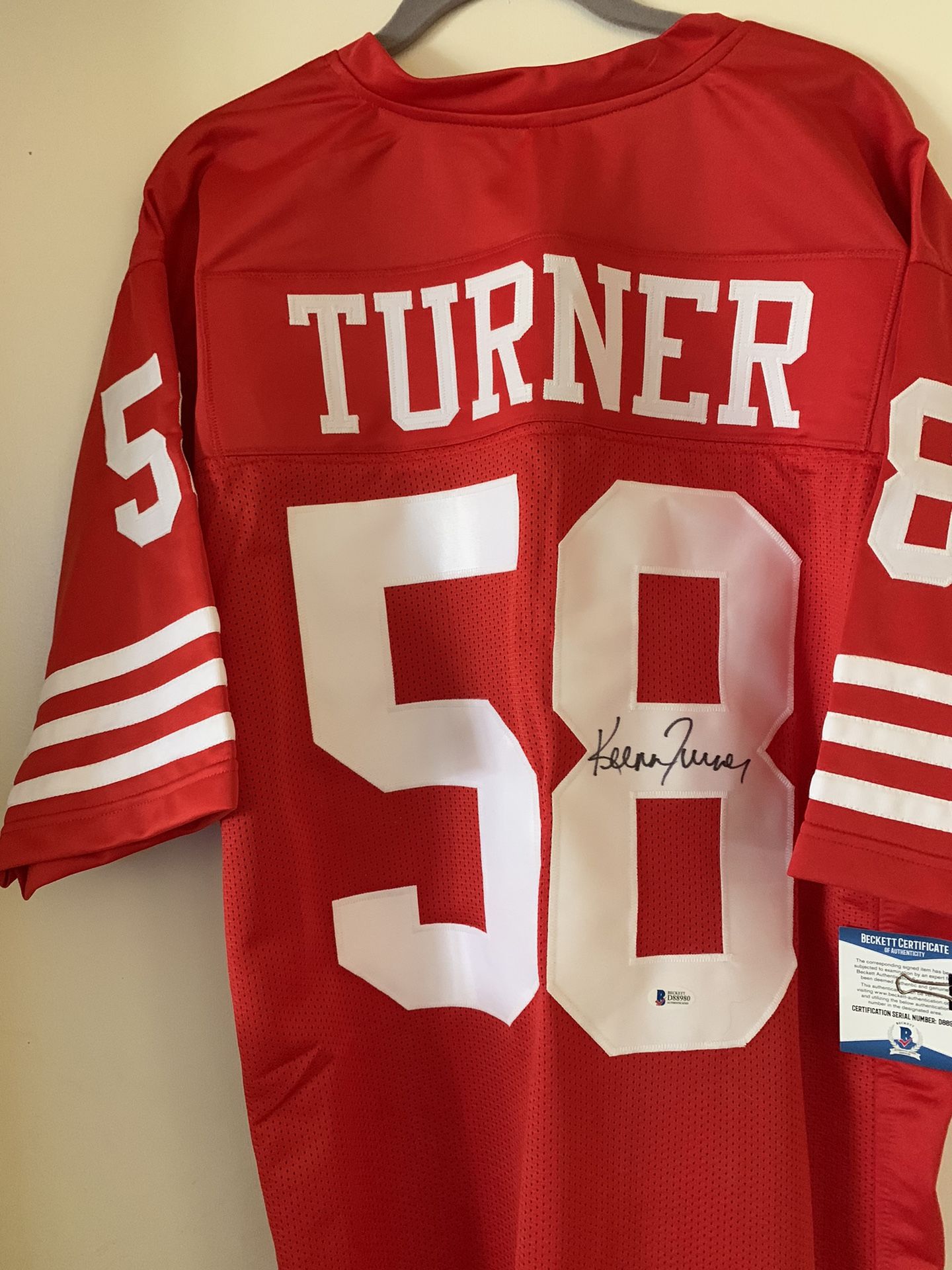 Keena Turner Autographed Jersey