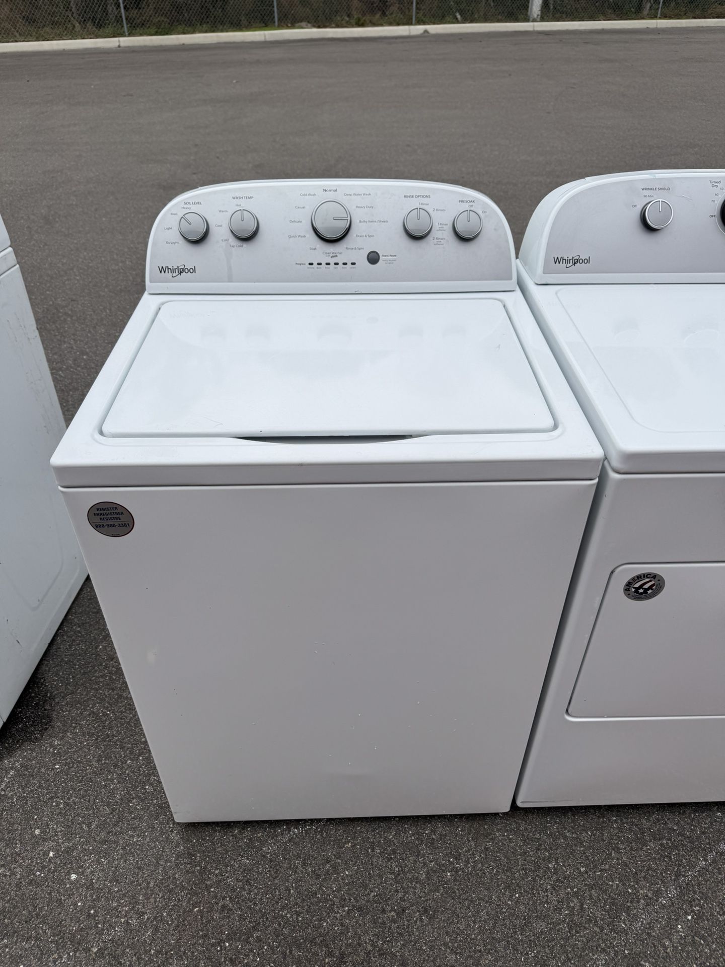 2024 Whirlpool Washer 3.5 Capacity