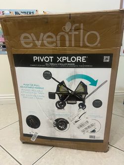 Evenflo Pivot Xplore All-Terrain Stroller Wagon (Wayfarer Black)
