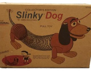 Classic 2011 Slinky Dog Toy Story Style Pull Toy New