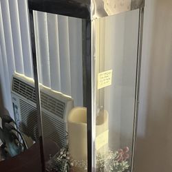 Candle Stand In Closed Glass Vase 