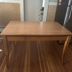 Kitchen Table With Hidden Drawer