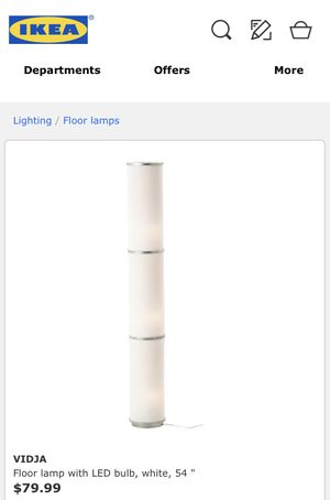 Ikea Vidja Floor Lamp With Led Bulb For Sale In Tempe Az