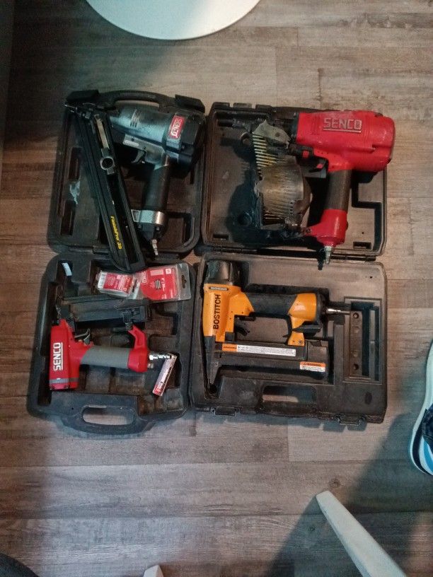Four Senco Finish Nailer Package
