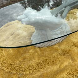 MCM Dolphin Coffee Table - Rare