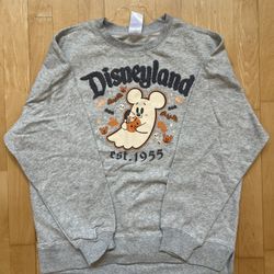 Ghost Mickey Crewneck Small 2025 Halloween Disneyland
